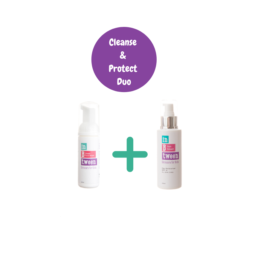 B Clean  & Protected (Face Wash 50ml  + B Protected Moisturiser 125ml Twin Pack)