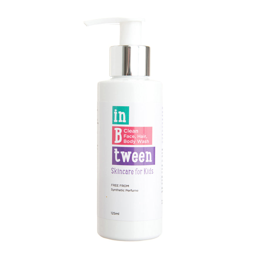 In B Tween Skincare B Clean Face, Hair, Body Wash for kids, tweens and teens